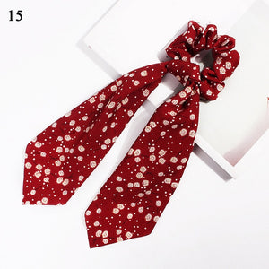 Ponytail Scarf Elastic Hair Rope for Women