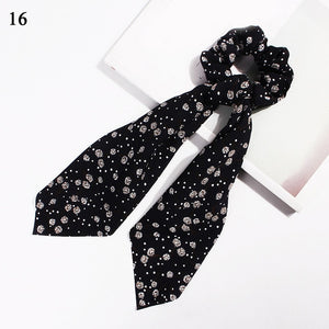Ponytail Scarf Elastic Hair Rope for Women