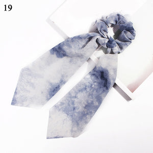 Ponytail Scarf Elastic Hair Rope for Women