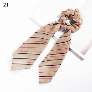 Ponytail Scarf Elastic Hair Rope for Women
