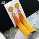 Bohemian Tassel Crystal Long Earrings - Ctoox