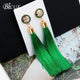 Bohemian Tassel Crystal Long Earrings - Ctoox
