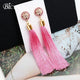 Bohemian Tassel Crystal Long Earrings - Ctoox