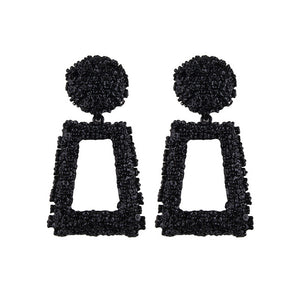 Crystal Acrylic Drop Earrings Handmade