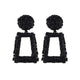 Crystal Acrylic Drop Earrings Handmade
