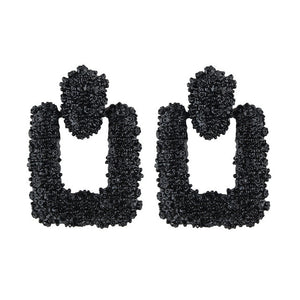 Crystal Acrylic Drop Earrings Handmade