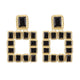 Crystal Acrylic Drop Earrings Handmade