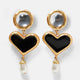 Crystal Acrylic Drop Earrings Handmade - Ctoox