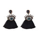Crystal Acrylic Drop Earrings Handmade
