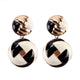 Crystal Acrylic Drop Earrings Handmade