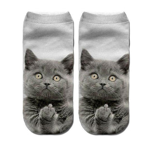 Women's funny animal Cute 3D Print Socks - Ctoox