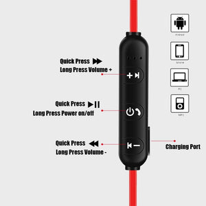 Magnetic Wireless Bluetooth Earphone Stereo - Ctoox