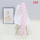 Baby Bumper Bed Braid Knot Pillow Cushion - Ctoox