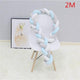 Baby Bumper Bed Braid Knot Pillow Cushion - Ctoox