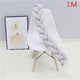 Baby Bumper Bed Braid Knot Pillow Cushion - Ctoox