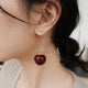 Fruit Fashion Long Cherry Earrings - Ctoox