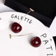 Fruit Fashion Long Cherry Earrings - Ctoox