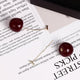 Fruit Fashion Long Cherry Earrings - Ctoox