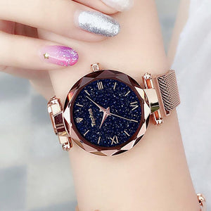 Luxury Women Watch Magnetic Starry Sky - Ctoox