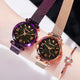 Luxury Women Watch Magnetic Starry Sky - Ctoox