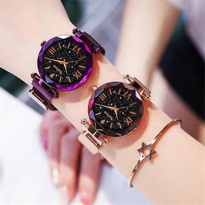 Luxury Women Watch Magnetic Starry Sky - Ctoox